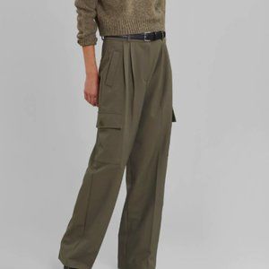 Frankie Shop Maesa Cargo Pant - Olive, XS